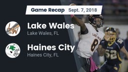 Recap: Lake Wales  vs. Haines City  2018