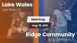 Matchup: Lake Wales vs. Ridge Community  2019