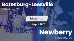 Matchup: Batesburg-Leesville vs. Newberry  2017