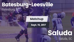 Matchup: Batesburg-Leesville vs. Saluda  2017
