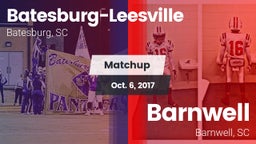 Matchup: Batesburg-Leesville vs. Barnwell  2017