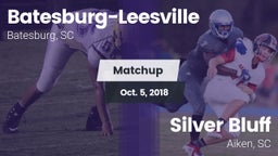 Matchup: Batesburg-Leesville vs. Silver Bluff  2018