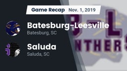Recap: Batesburg-Leesville  vs. Saluda  2019
