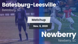 Matchup: Batesburg-Leesville vs. Newberry  2020