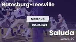 Matchup: Batesburg-Leesville vs. Saluda  2020