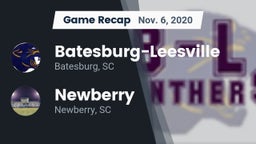 Recap: Batesburg-Leesville  vs. Newberry  2020