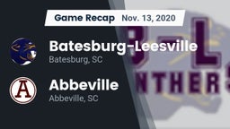 Recap: Batesburg-Leesville  vs. Abbeville  2020
