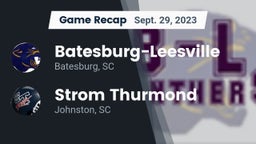 Recap: Batesburg-Leesville  vs. Strom Thurmond  2023