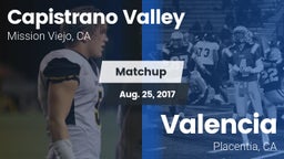 Matchup: Capistrano Valley vs. Valencia  2017
