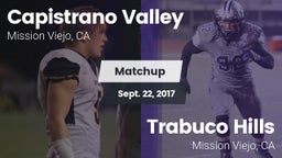 Matchup: Capistrano Valley vs. Trabuco Hills  2017