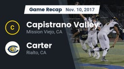 Recap: Capistrano Valley  vs. Carter  2017