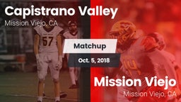 Matchup: Capistrano Valley vs. Mission Viejo  2018