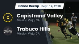 Recap: Capistrano Valley  vs. Trabuco Hills  2018