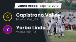 Recap: Capistrano Valley  vs. Yorba Linda  2019