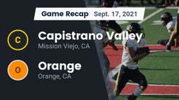 Recap: Capistrano Valley  vs. Orange  2021