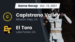 Recap: Capistrano Valley  vs. El Toro  2021