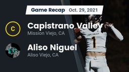 Recap: Capistrano Valley  vs. Aliso Niguel  2021