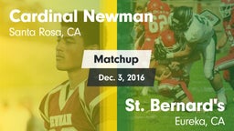 Matchup: Cardinal Newman vs. St. Bernard's  2016