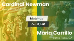 Matchup: Cardinal Newman vs. Maria Carrillo  2018