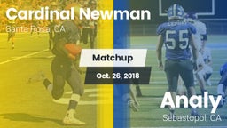 Matchup: Cardinal Newman vs. Analy  2018