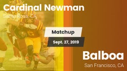Matchup: Cardinal Newman vs. Balboa  2019