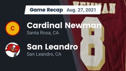 Recap: Cardinal Newman  vs. San Leandro  2021
