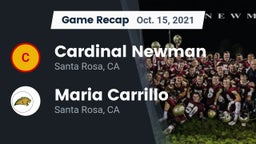 Recap: Cardinal Newman  vs. Maria Carrillo  2021