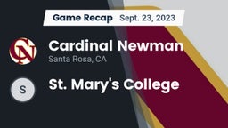 Recap: Cardinal Newman  vs. St. Mary's College  2023