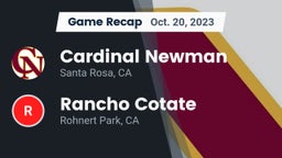 Recap: Cardinal Newman  vs. Rancho Cotate  2023