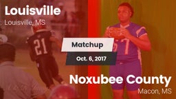 Matchup: Louisville vs. Noxubee County  2017