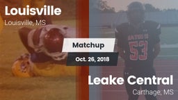 Matchup: Louisville vs. Leake Central  2018