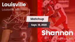 Matchup: Louisville vs. Shannon  2020