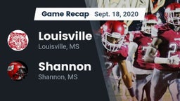 Recap: Louisville  vs. Shannon  2020