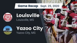 Recap: Louisville  vs. Yazoo City  2020