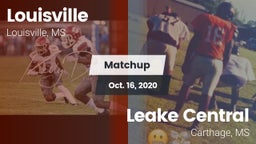 Matchup: Louisville vs. Leake Central  2020