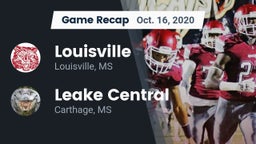 Recap: Louisville  vs. Leake Central  2020