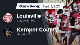 Recap: Louisville  vs. Kemper County  2021