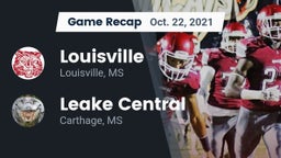 Recap: Louisville  vs. Leake Central  2021