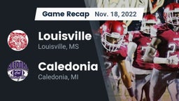 Recap: Louisville  vs. Caledonia  2022