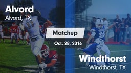 Matchup: Alvord vs. Windthorst  2016