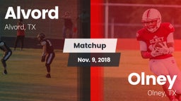 Matchup: Alvord vs. Olney  2018