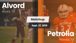 Matchup: Alvord vs. Petrolia  2019