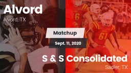 Matchup: Alvord vs. S & S Consolidated  2020