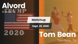 Matchup: Alvord vs. Tom Bean  2020