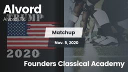 Matchup: Alvord vs. Founders Classical Academy 2020