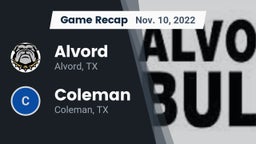 Recap: Alvord  vs. Coleman  2022
