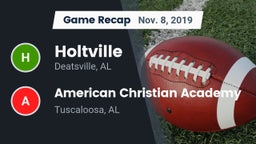Recap: Holtville  vs. American Christian Academy  2019