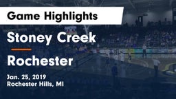 Stoney Creek  vs Rochester Game Highlights - Jan. 25, 2019