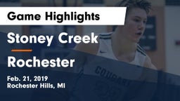 Stoney Creek  vs Rochester Game Highlights - Feb. 21, 2019