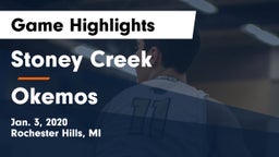 Stoney Creek  vs Okemos  Game Highlights - Jan. 3, 2020